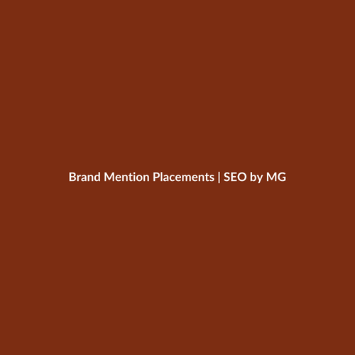 Brand Mention Placements by SEO by MG