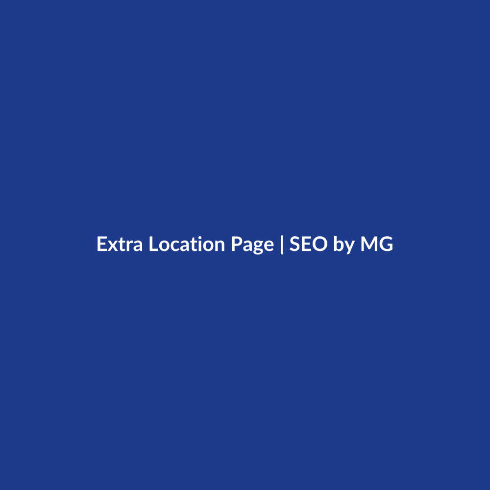 Extra Location Page by SEO by MG